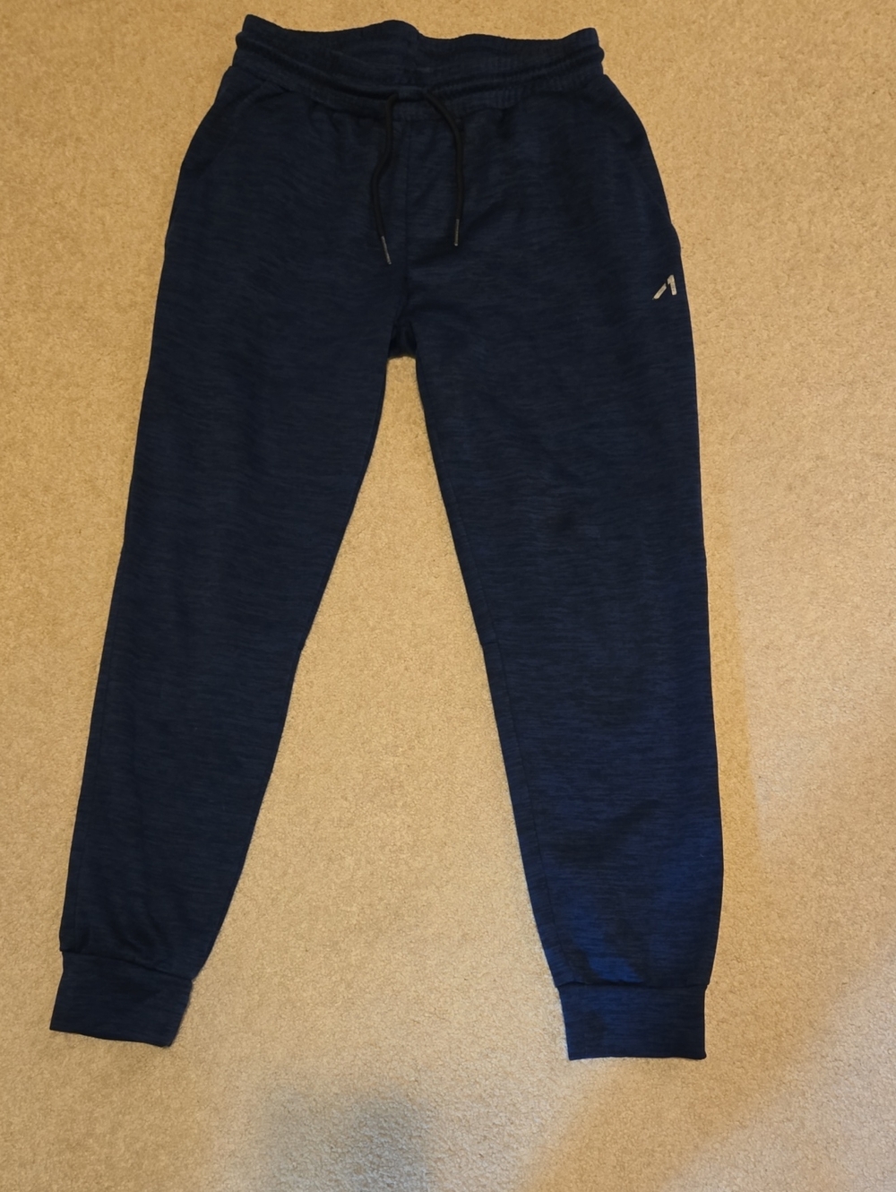Men's Small Navy Blue Joggers With Pockets